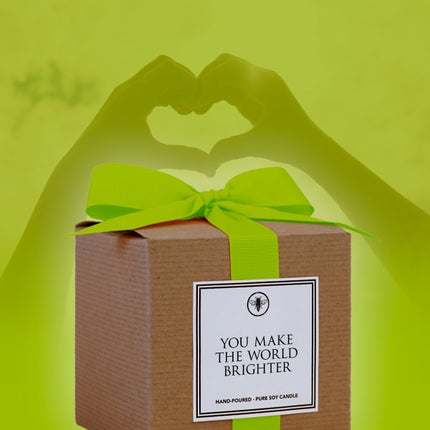 Ella B Candles - You Make the World Brighter soy candle