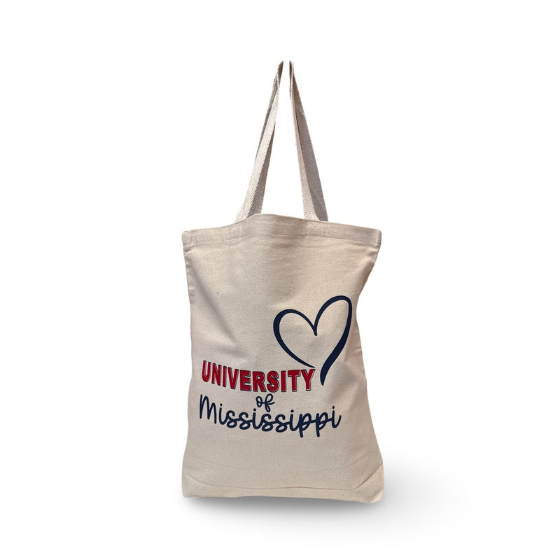 Personalized Canvas College Tote