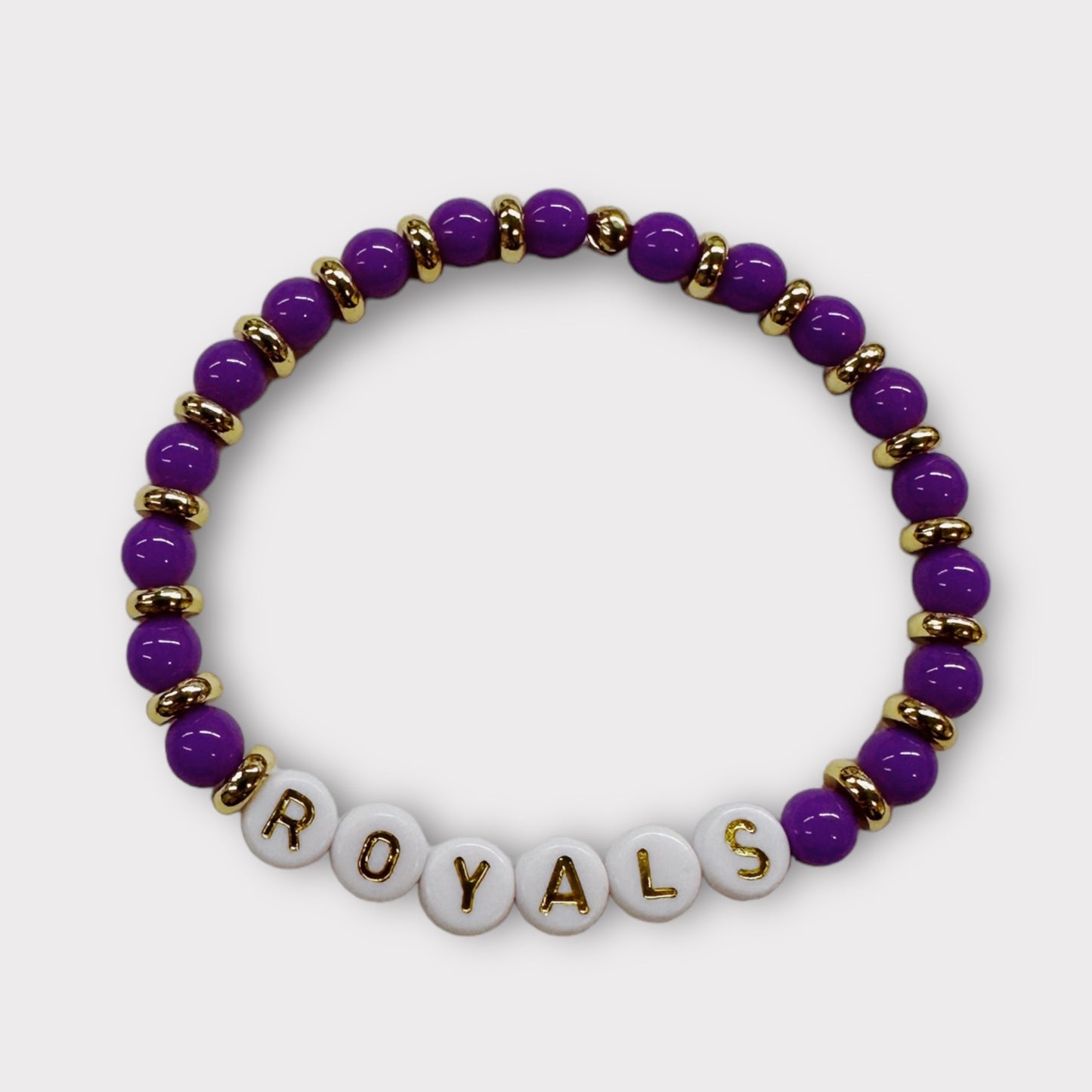 Personalized College Beaded Bracelets