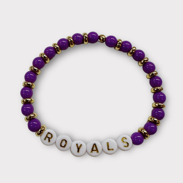 Personalized College Beaded Bracelets