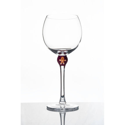 The Giving Glass Gingerbread wine glass — Christmas gift, portion donated to charity