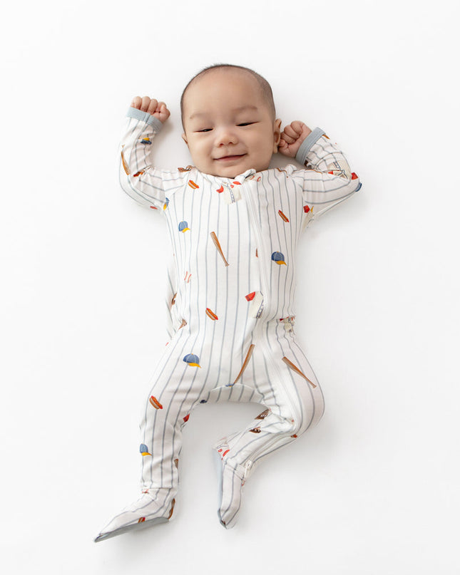 Kyte Baby Zippered Footie in Home Run