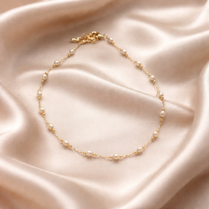 Golden Whisper Freshwater Pearl Necklace