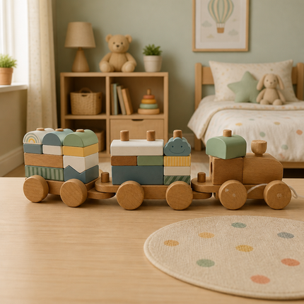 Wood train Set
