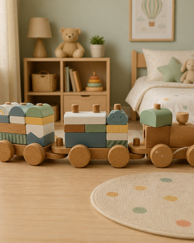 Wood train Set