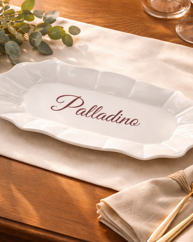 Personalized La Dolce Rectangle Platter