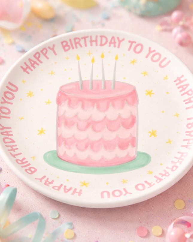 Happy Birthday Plate