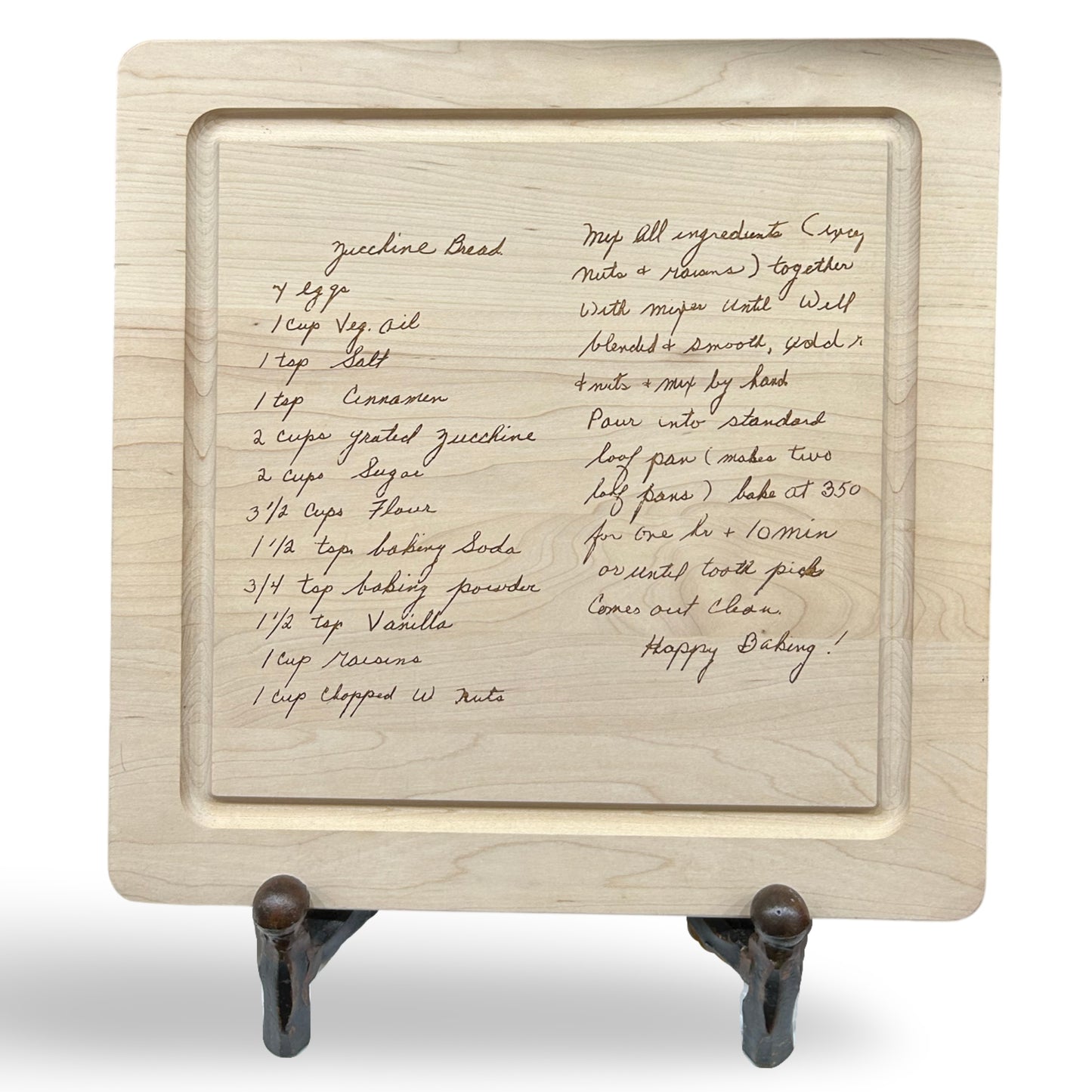 12 x 12 Artisan Board-Recipe