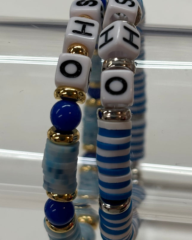 High School Beaded Bracelets