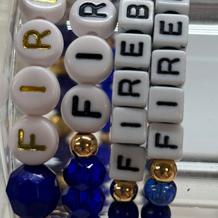 High School Beaded Bracelets