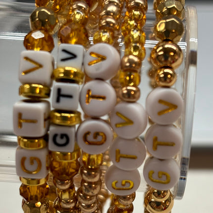 High School Beaded Bracelets