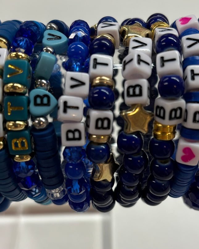 High School Beaded Bracelets