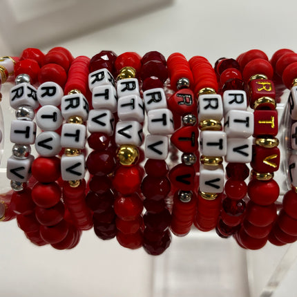High School Beaded Bracelets