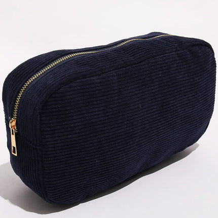 Corduroy Makeup Bag