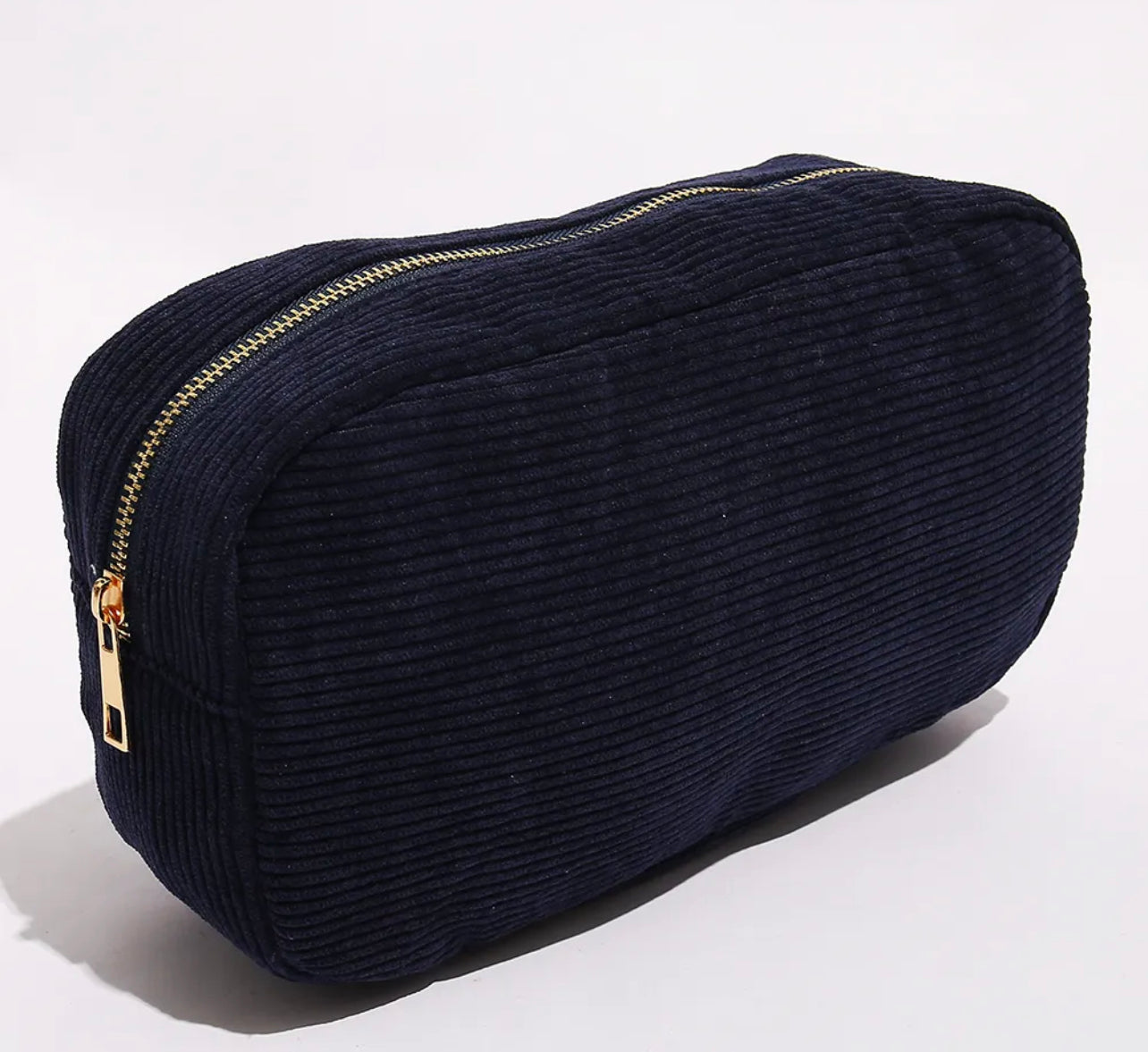 Corduroy Makeup Bag