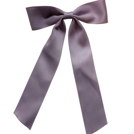 Purple Bow Barrette