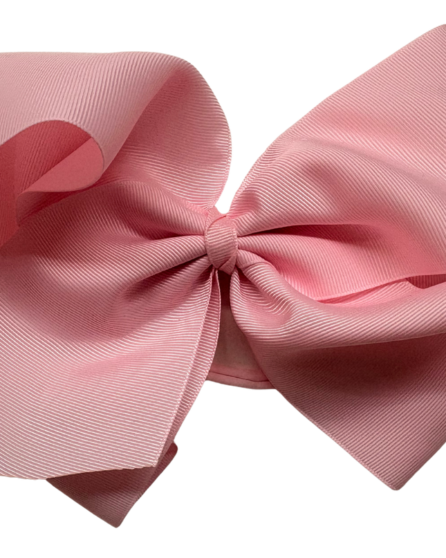 1/4" Nylon Pantyhose Headband W/Signature Grosgrain Bow