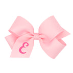 Light Pink with Hot Pink Initial / E