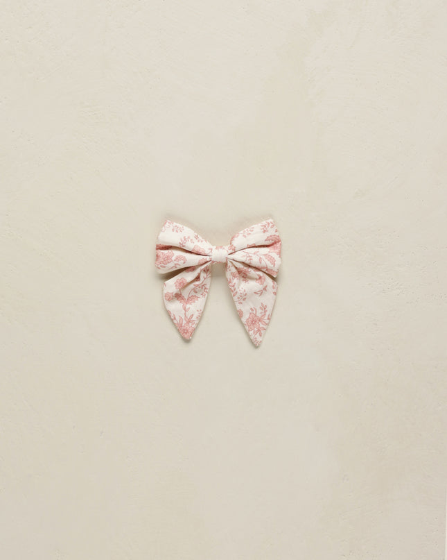 Norah Bow Pink Toile