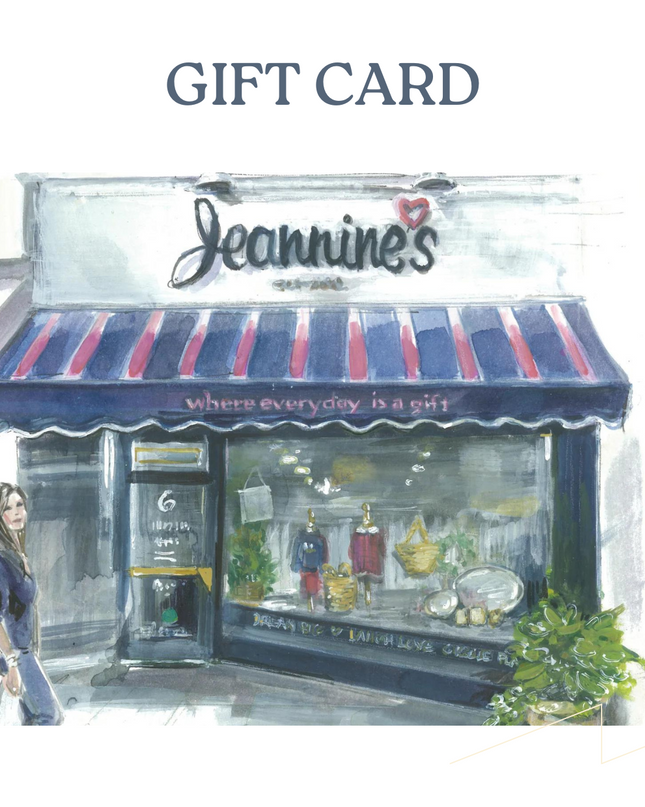Jeannine's Gifts RVC gift card — available in any amount