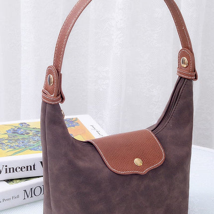 Suede Convertible Crossbody Bag