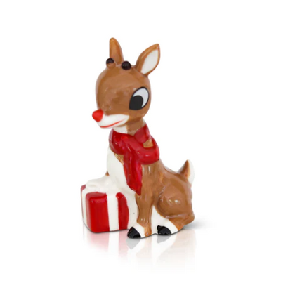 Nora Fleming Mini-Rudolph The Red Nose Reindeer