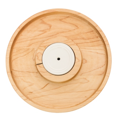Round Maple Cracker Board