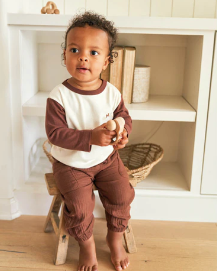 LONG SLEEVE POCKET TEE || SMILE