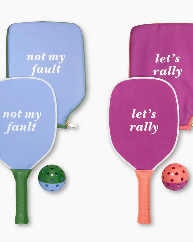 Pickleball Paddle Set, Let's Rally-Kate Spade