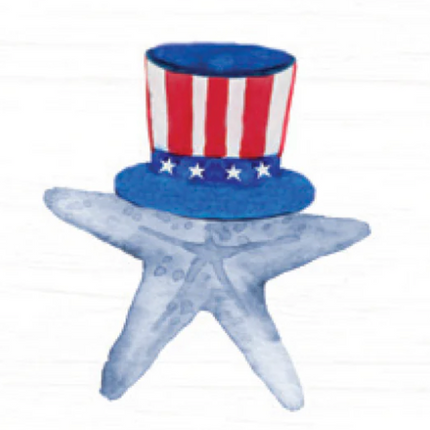 Uncle Sam Starfish Tea Towel