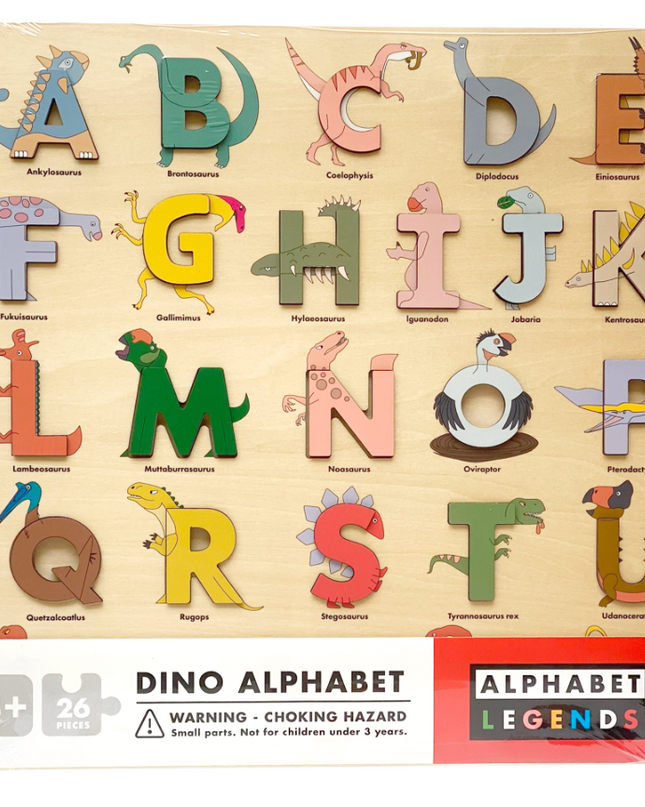 Dino Wooden Alphabet Puzzle