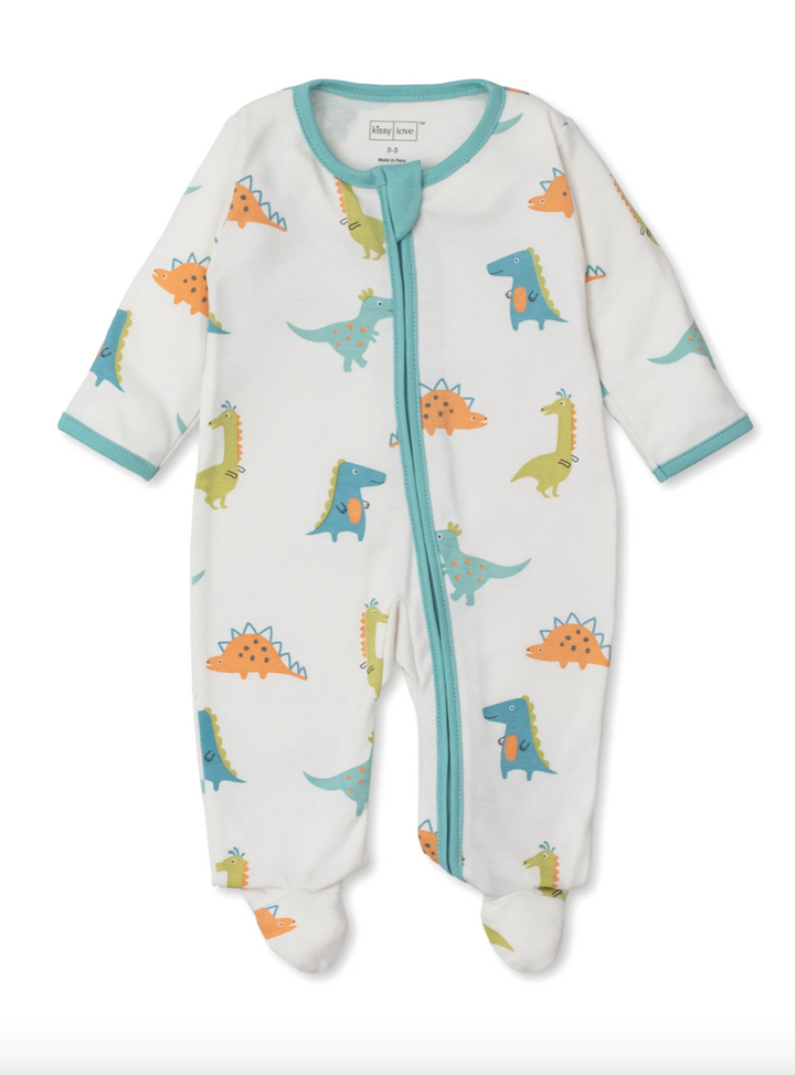 Dino Pals Footie with Zipper