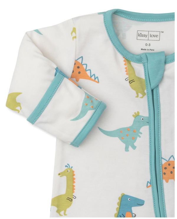 Dino Pals Footie with Zipper