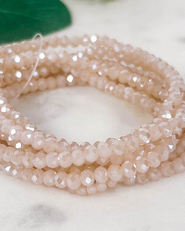Multi-Strand Beaded Stretch Bracelet-