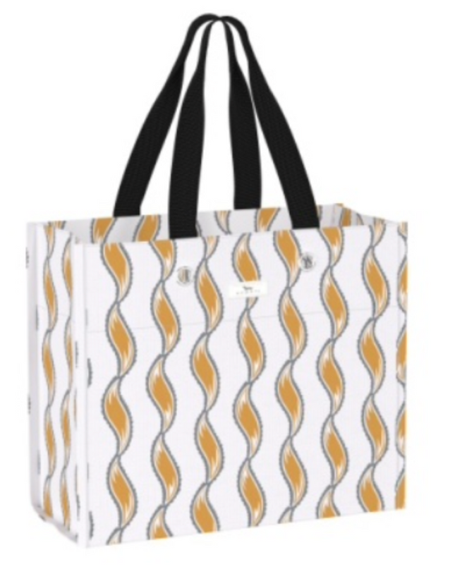 Tiny Package gift bag by Scout — shown filled with gift