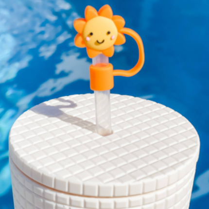 Straw Cover Toppers-Various styles-10mm size