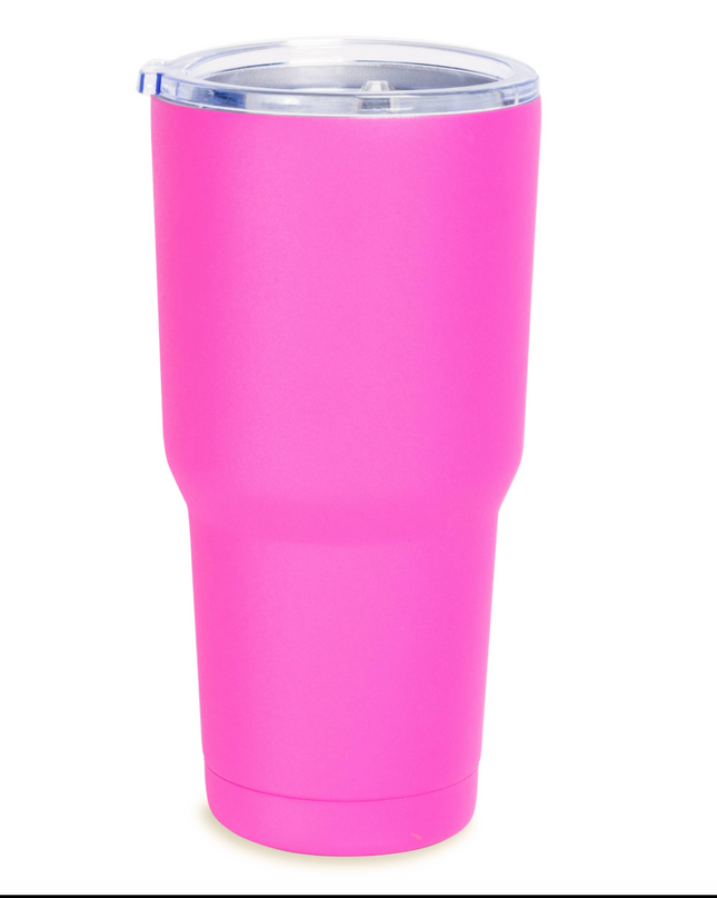 30oz Powder Coated Stainless Steel Tumbler