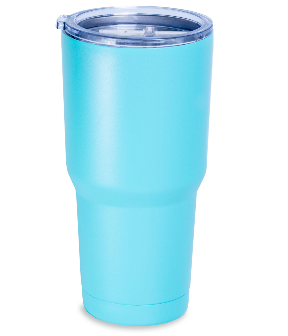30oz Powder Coated Stainless Steel Tumbler