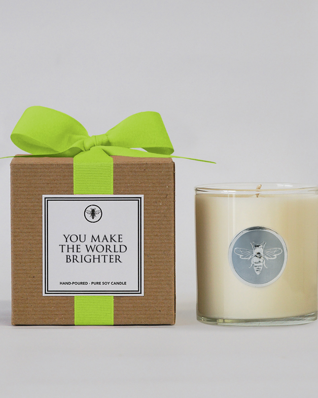 You Make The World Brighter Candle