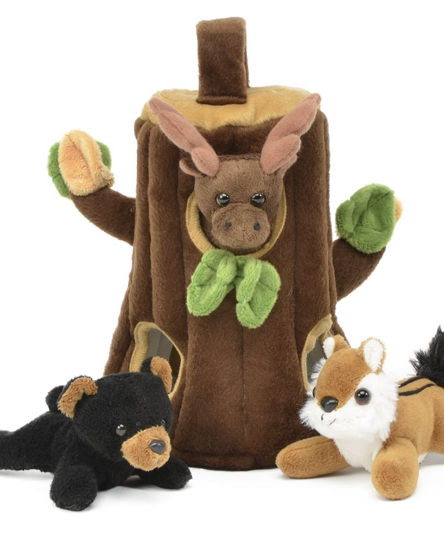 Tree Finger Puppet House