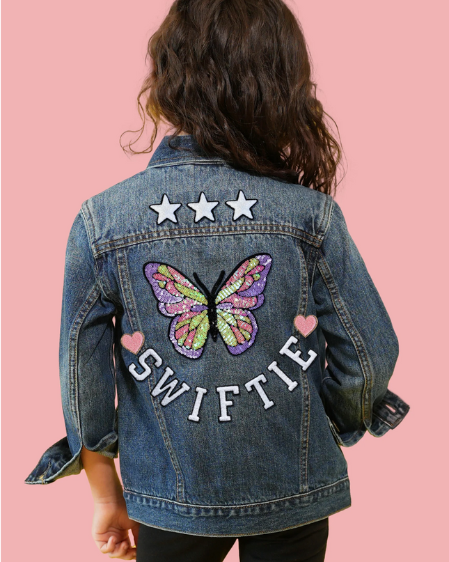Butterfly University Denim Jacket - In Play