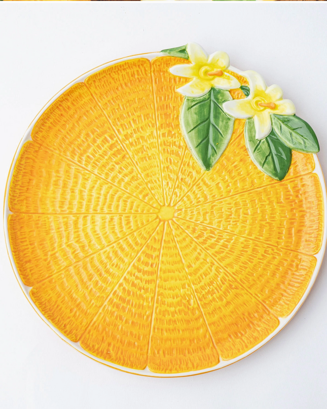 Orange Serving Platter
