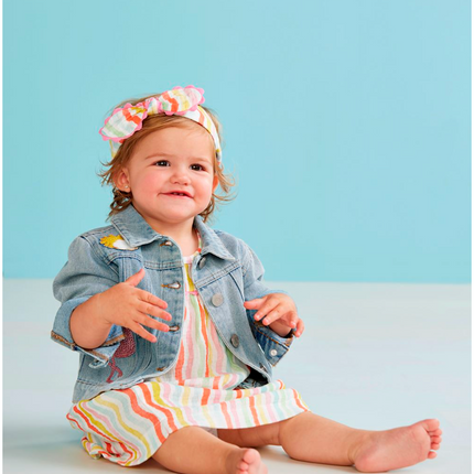 Girl Denim Patch Jacket