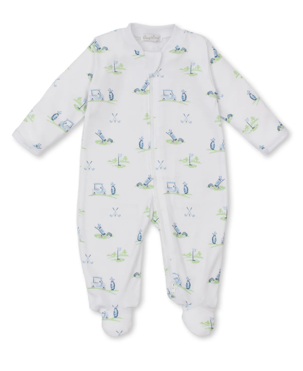 Fairway Foursome Blue Zip Footie