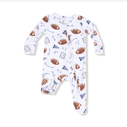 Touchdown Time - 2 Way Zipper Footie