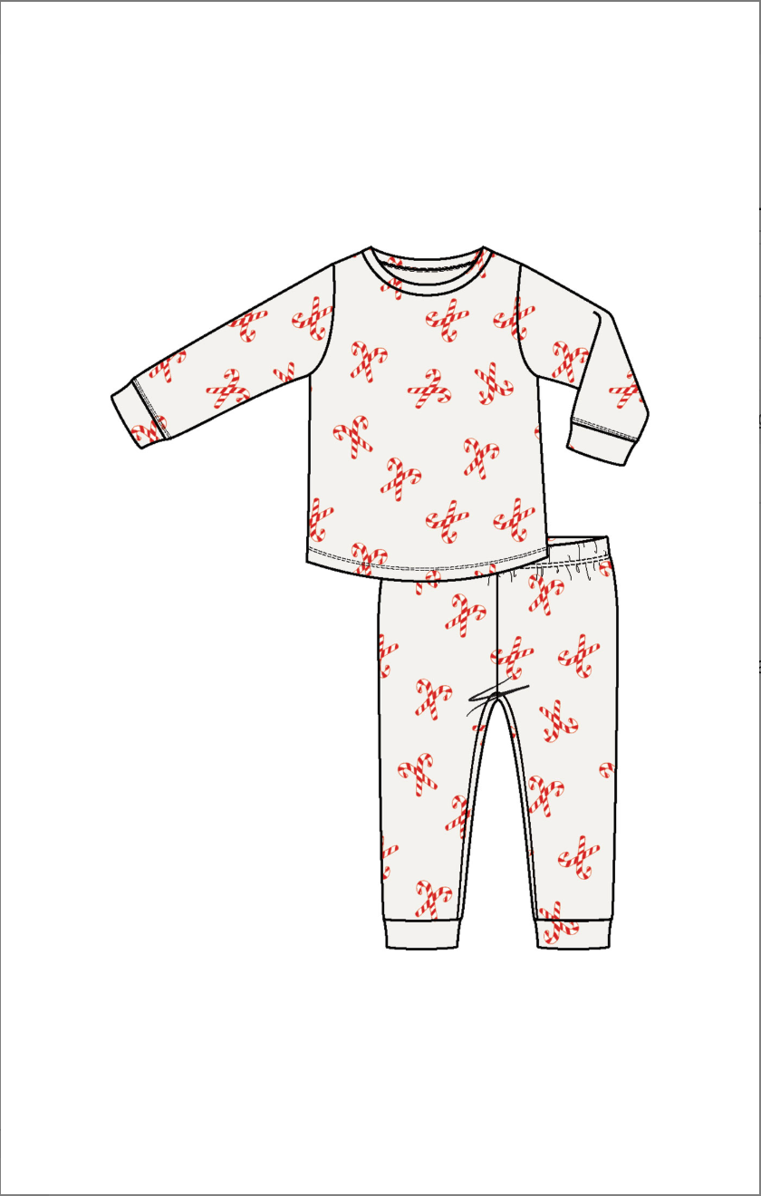 Candy Canes Loungewear Set