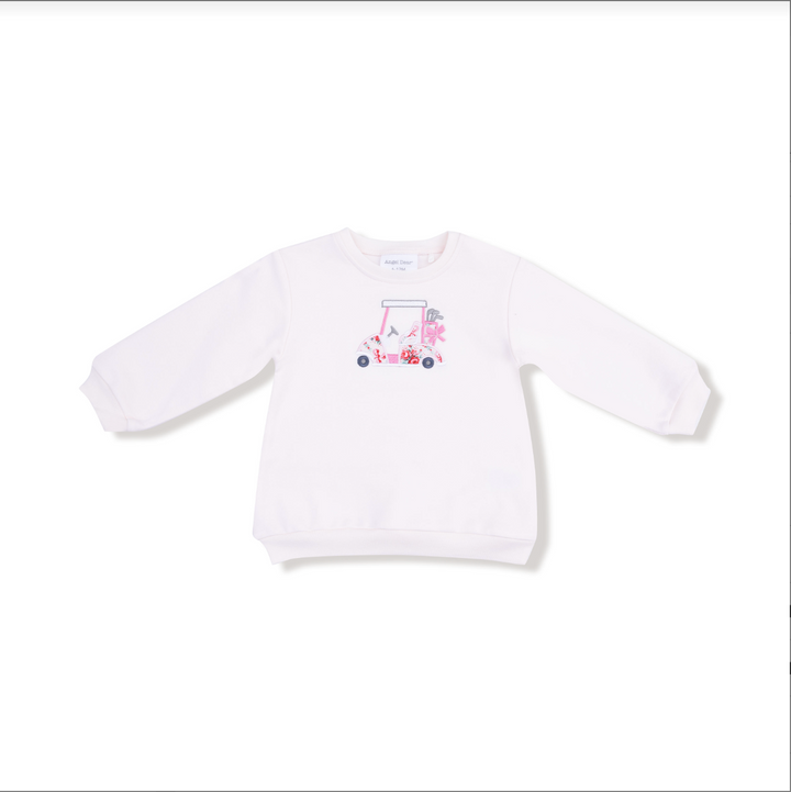 Golf Pink Puffy Oversized Sweatshirt