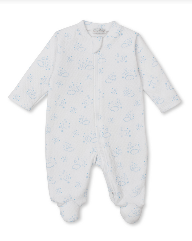 Clouds Footie w/ Zip PRT