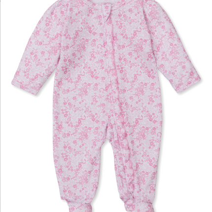 Bows Footie w/ Zip PRT