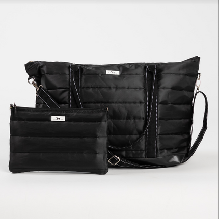 Triple Advisor Travel Bag - Black Puffer